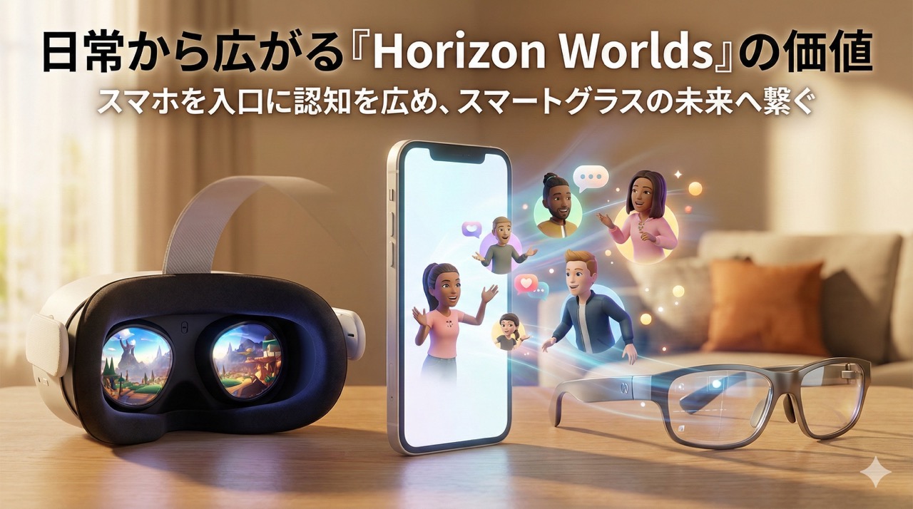 Metaは「VRのメタバース」から降りた!?:Horizon Worldsの“モバイル中心化”が示す現実v